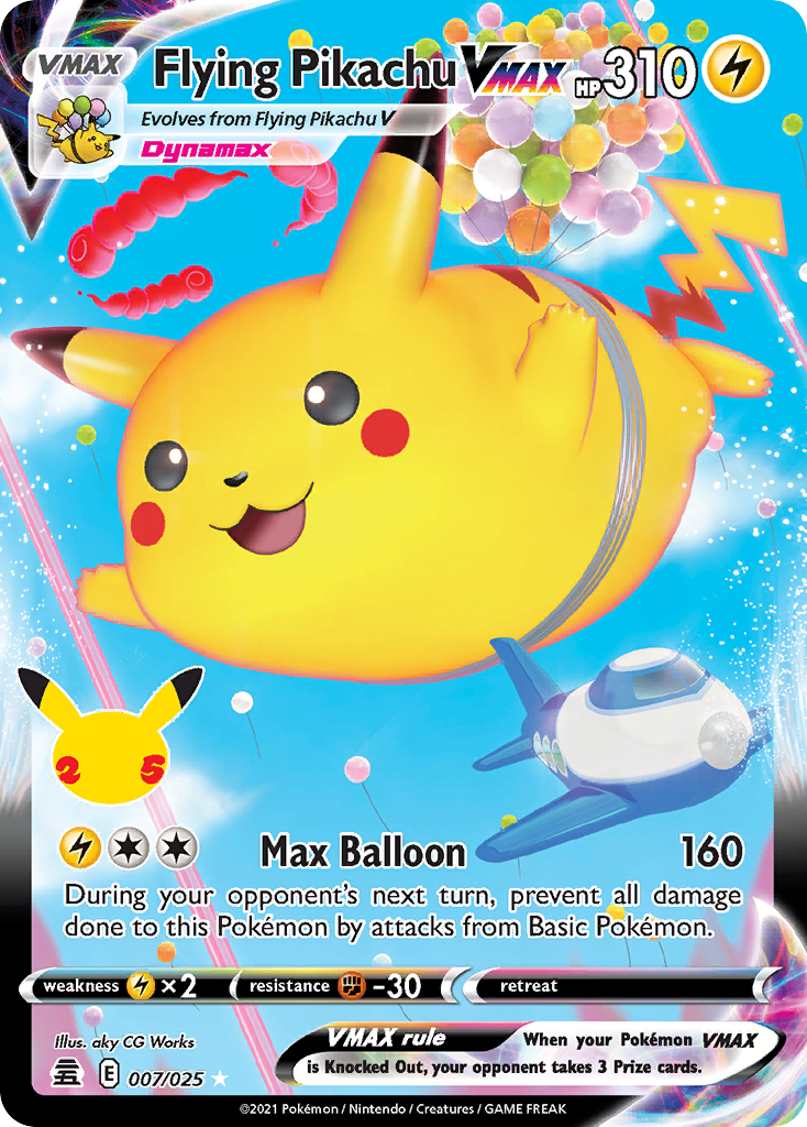Flying Pikachu VMAX - 007/25 - EN Flying Pikachu VMAX - 007/25 - EN