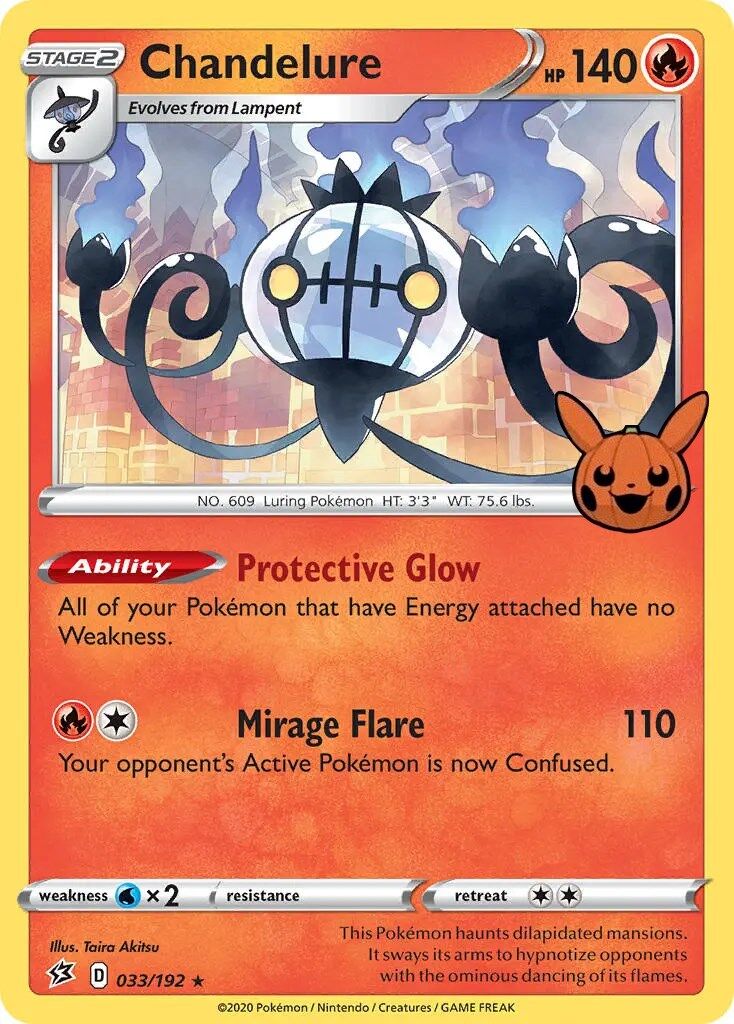 chandelure-033-172-pokemon-tcg-near-mint-en Chandelure - 033/192 - Pokémon TCG - Near Mint - EN