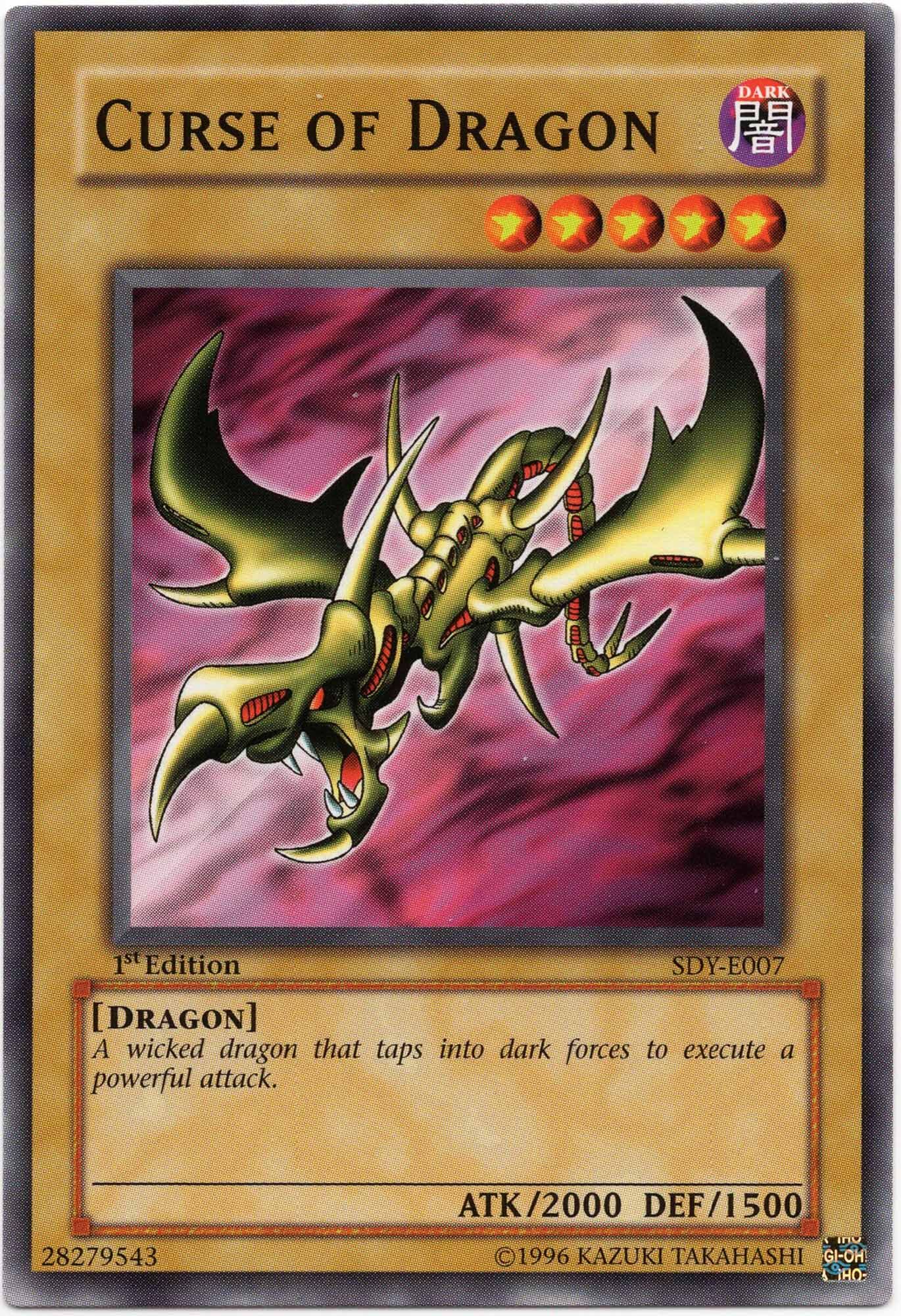 curse-of-dragon-sdy-e007-common-1st-edition-near-mint Curse of Dragon - SDY-E007 - Common - 1st Edition (Near Mint)