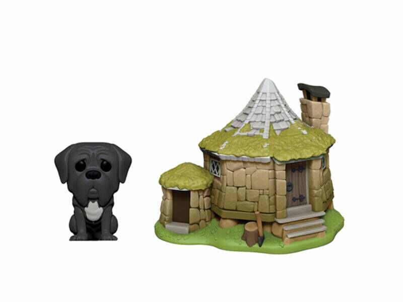 Harry Potter POP! Town Vinyl Figur Hagrid's Hut & Fang 9 cm