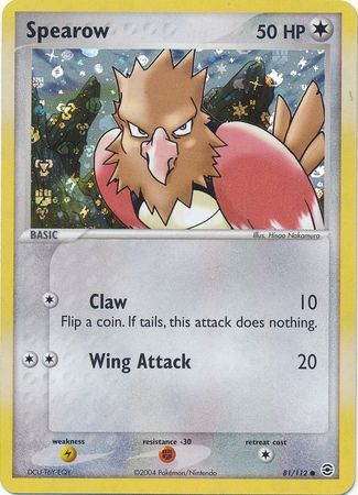 Spearow - 81/112 - Reverse Holo - EN