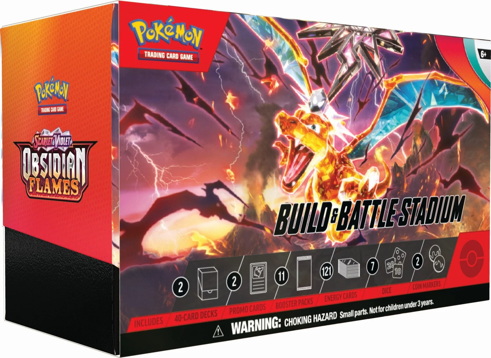 Pokémon TCG: Scarlet & Violet - Obsidian Flames Build & Battle Stadium - EN Pokémon TCG: Scarlet & Violet - Obsidian Flames Build & Battle Stadium - EN