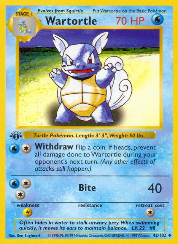 Wartortle - 42/102 - EN Wartortle - 42/102 - EN
