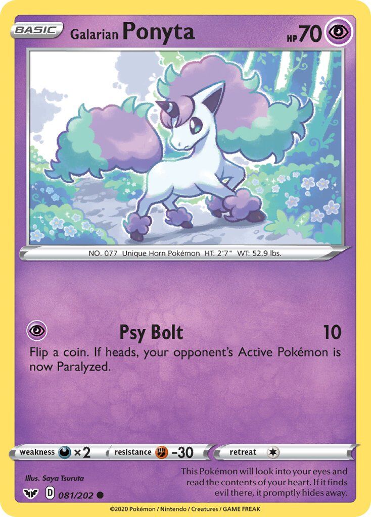 Galarian Ponyta - 081/202 - EN Galarian Ponyta - 081/202 - EN