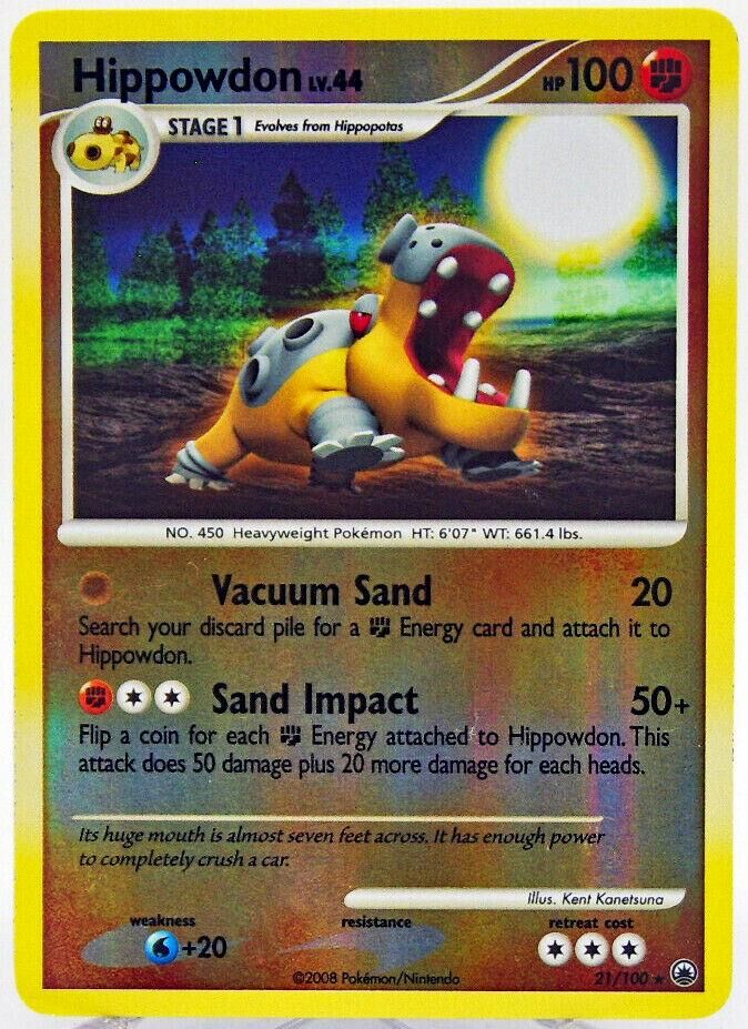 Hippowdon - 21/100 - Reverse Holo - EN