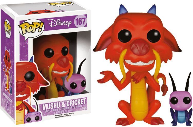Mulan POP! Disney Vinyl Figur Mushu & Cri-Kee 7 cm Mulan POP! Disney Vinyl Figur Mushu & Cri-Kee 7 cm