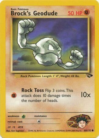 Brock’s Geodude - 68/132 - Unlimited - EN