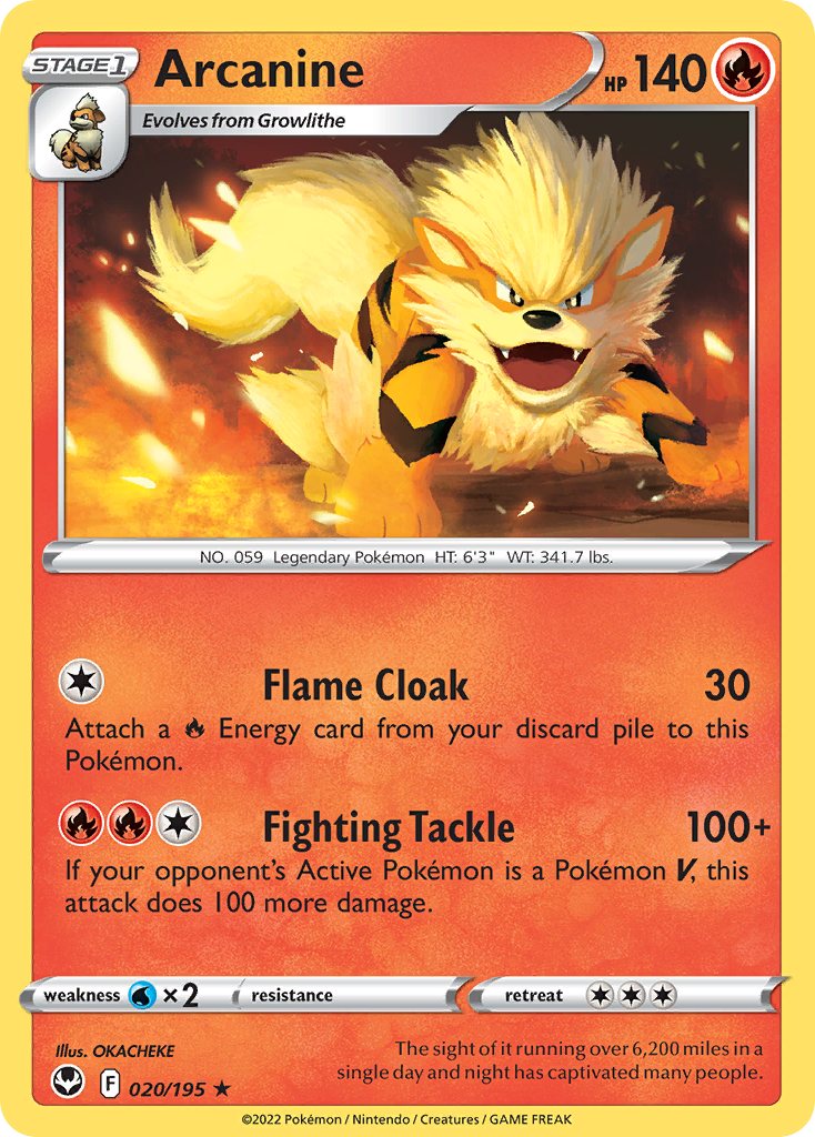 Arcanine - 020/195 - EN Arcanine - 020/195 - EN