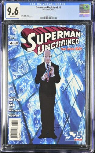 Superman Unchained #4 CGC 9.6