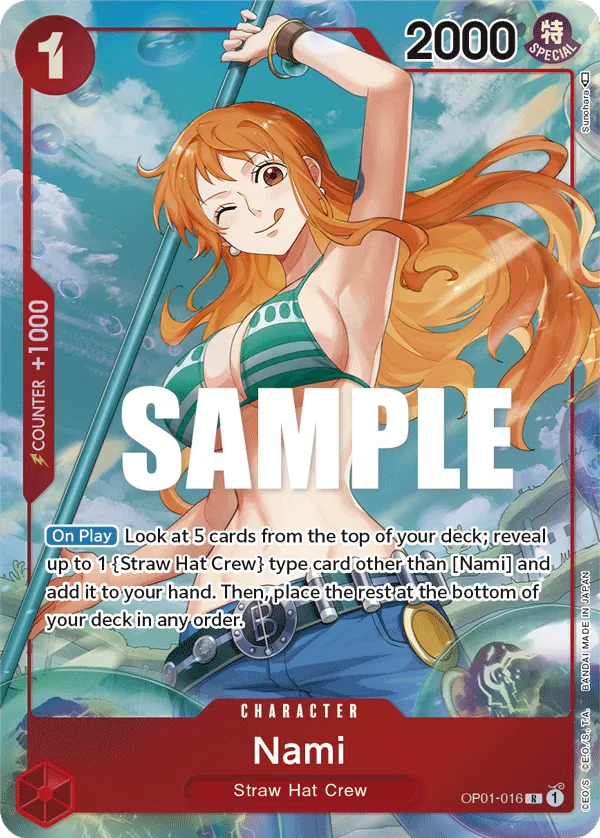 Nami - OP01-016 - Alternate Art Nami - OP01-016 - Alternate Art
