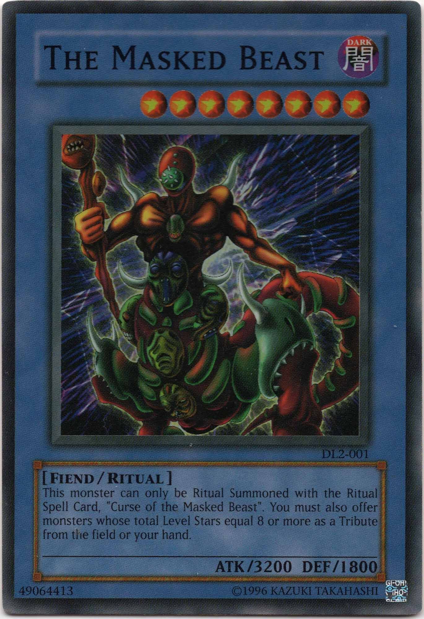the-masked-beast-dl2-001-super-rare-near-mint The Masked Beast - DL2-001 - Super Rare (Near Mint)