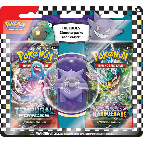 Pokémon TCG: Back to School 2024 Blister Gengar Eraser - EN Pokémon TCG: Back to School 2024 Blister Gengar Eraser - EN