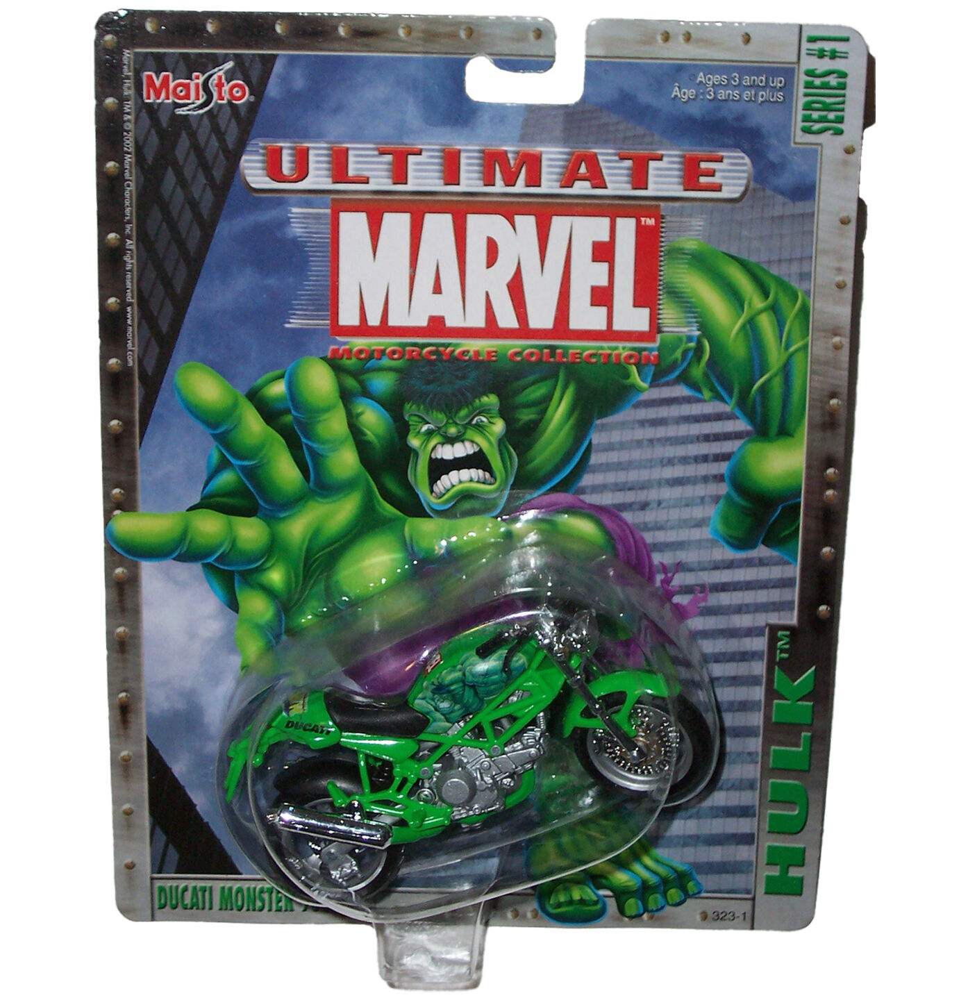 Maisto Marvel Series 2 Incredible Hulk Heavy Winds Maisto Marvel Series 2 Incredible Hulk Heavy Winds