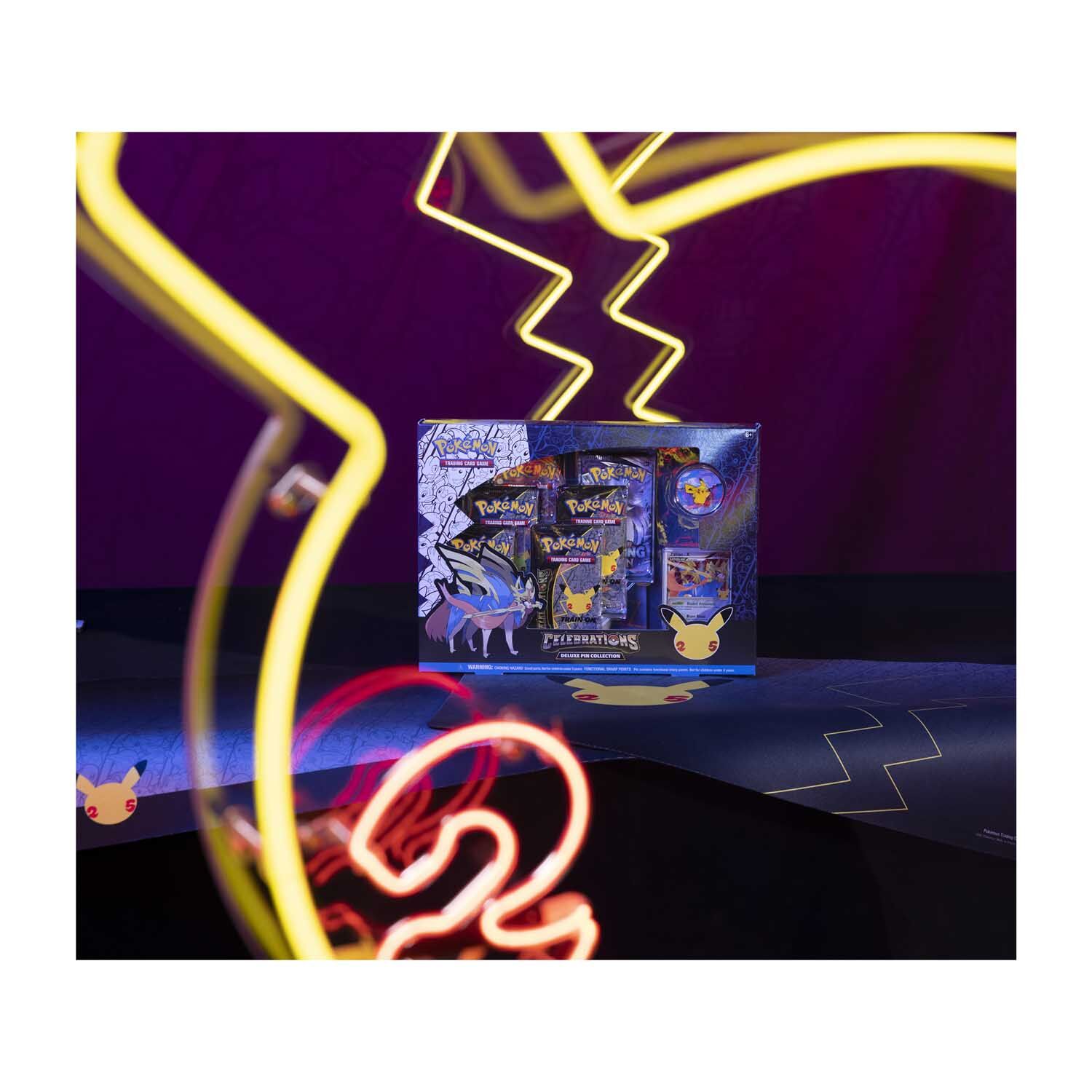 Pokémon 25th Anniversary Celebrations Zacian Deluxe Pin Collection - EN