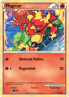 Magmar - 52/95 - Reverse Holo - Pokémon TCG - Near Mint