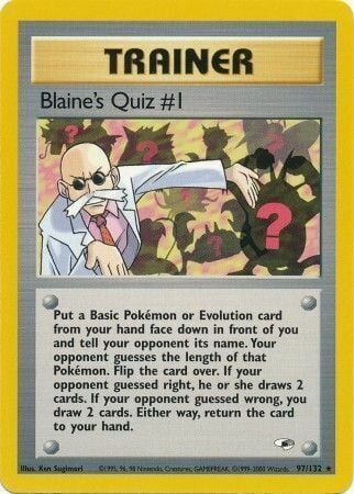 Blaine’s Quiz #1 - 97/132 - Unlimited - EN Blaine’s Quiz #1 - 97/132 - Unlimited - EN
