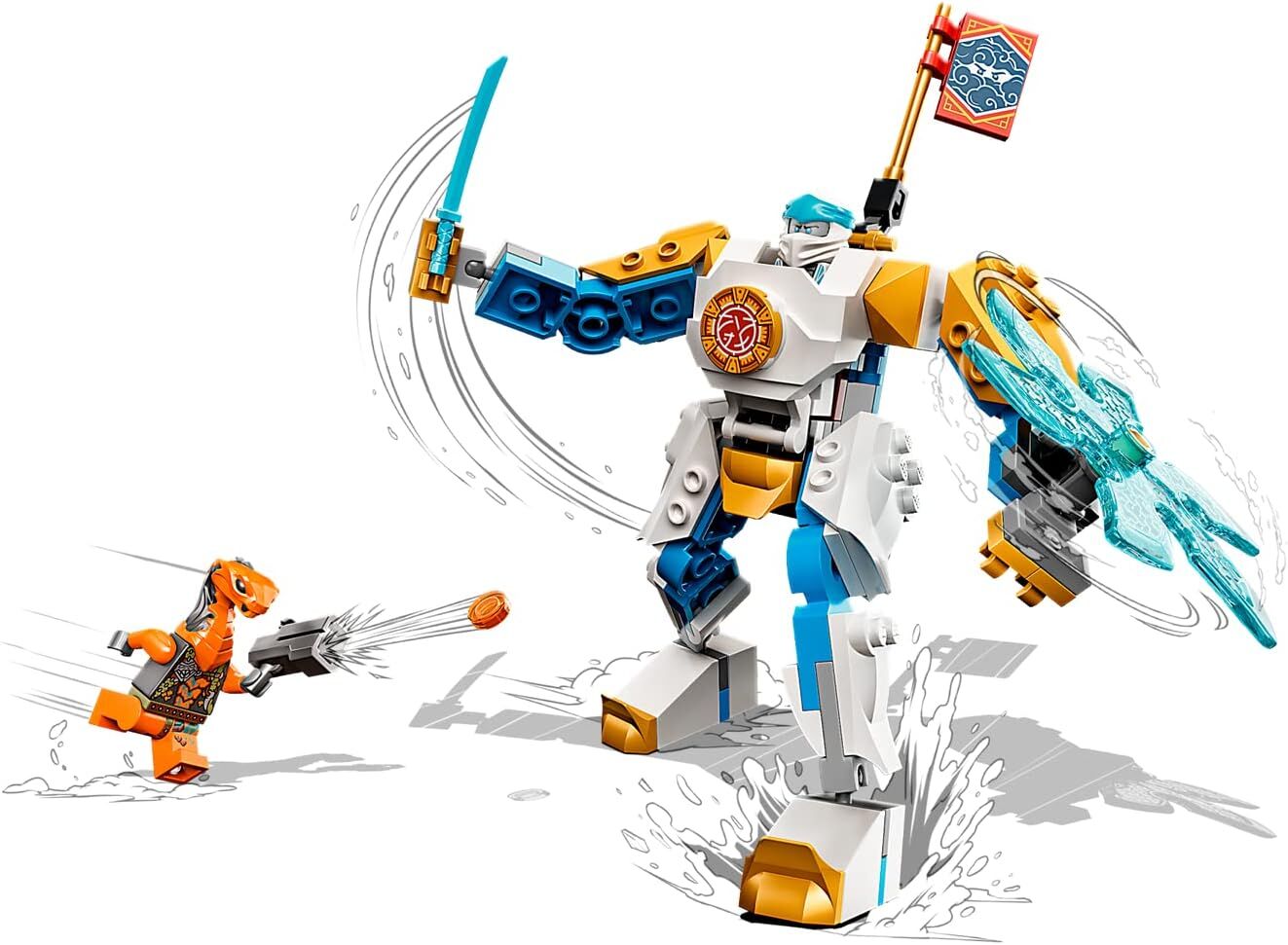 Lego Ninjago Set - Zanes Power-Up-Mech EVO 71761