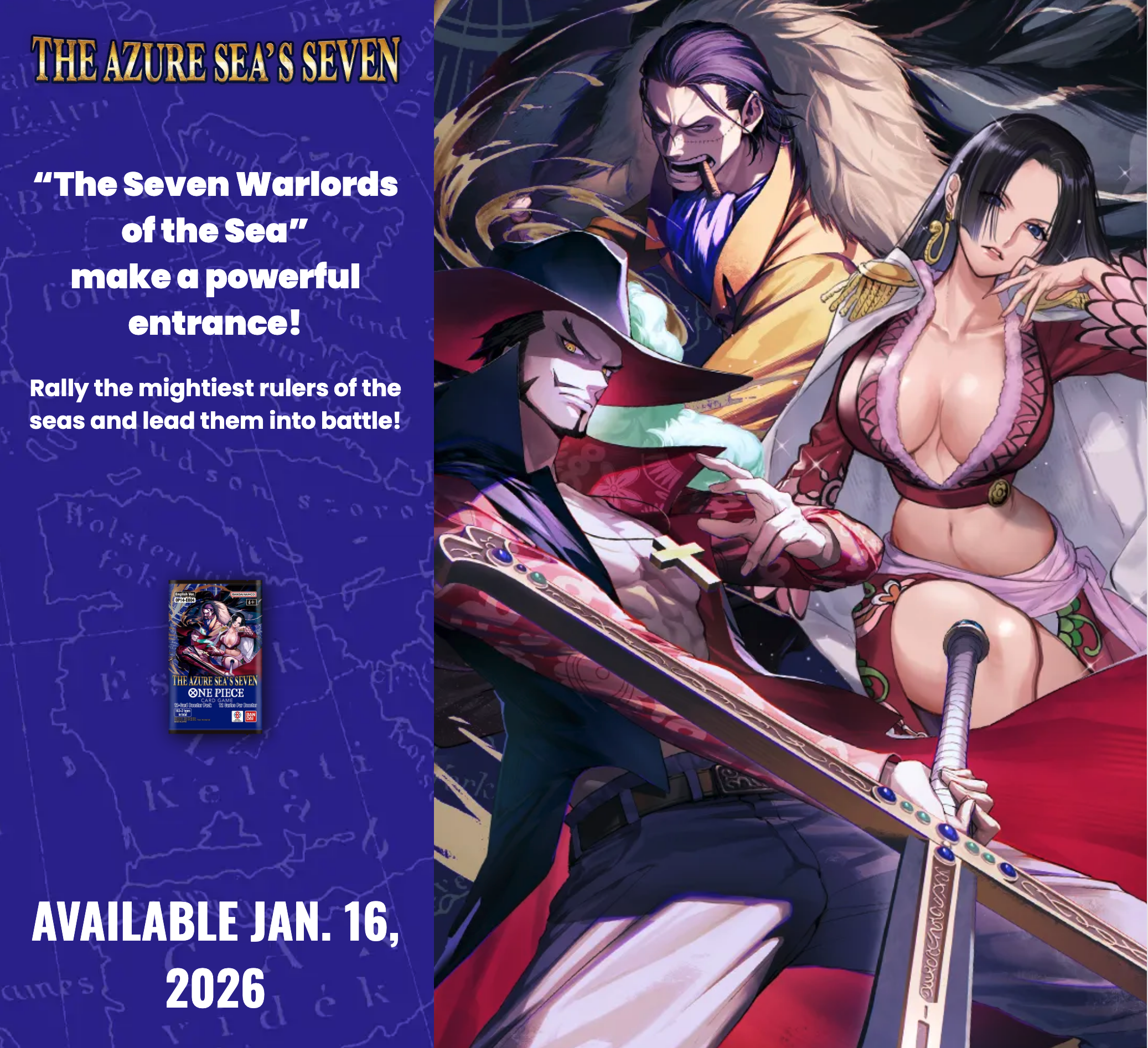 The Azure Sea's Seven OP14-EB04 Booster Display (24) - One Piece Card Game - EN