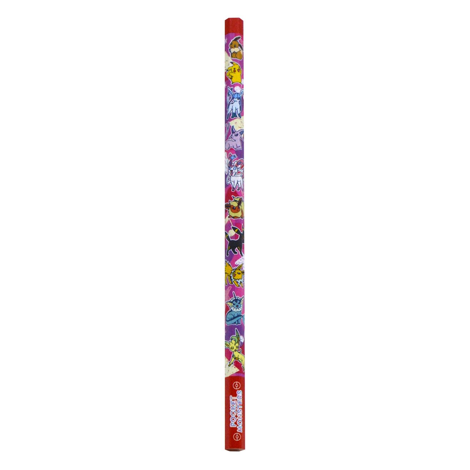 Pokemon Center Original Eeveelutions Pencil B Silver Pastel Flakes 12 Pack