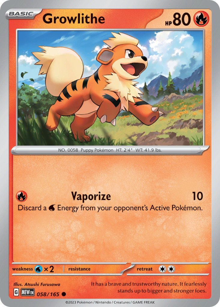 Growlithe - 058/207 - EN Growlithe - 058/207 - EN