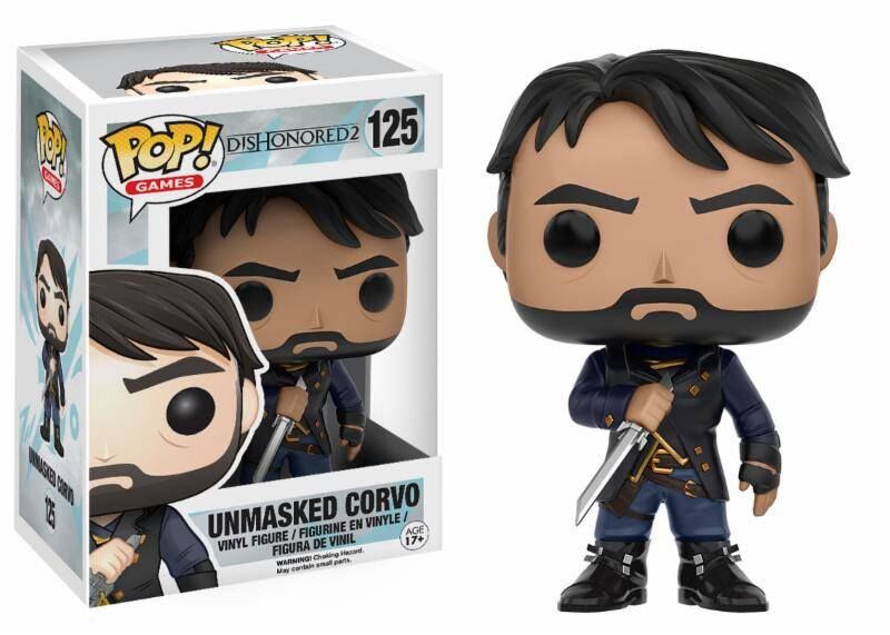 Dishonored POP! Games Vinyl Figur Corvo Unmasked 9 cm Dishonored POP! Games Vinyl Figur Corvo Unmasked 9 cm