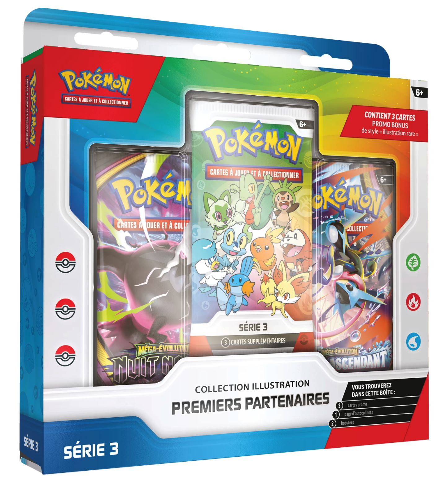 Pokémon JCC: Collection Illustration Premiers Partenaires - Série 3 - FR
