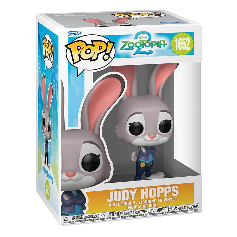 ZOOTOPIA 2 POP! #1652 Movies Vinyl Figur Judy Hopps - 9 cm ZOOTOPIA 2 POP! #1652 Movies Vinyl Figur Judy Hopps - 9 cm