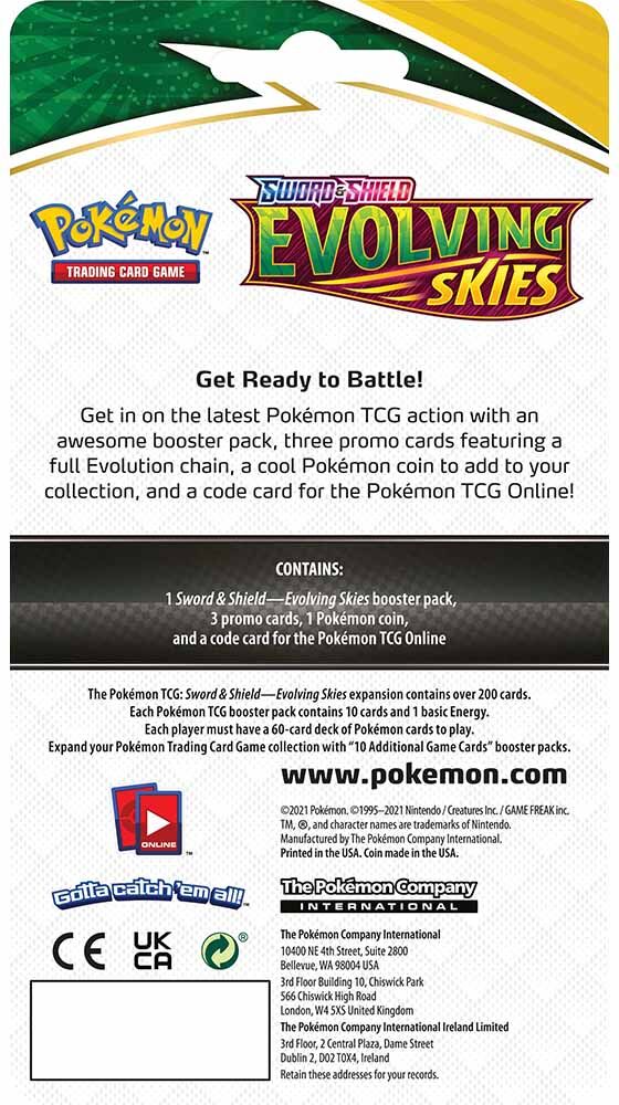 Pokémon Sword & Shield Evolving Skies Luxray Premium Checklane Blister - EN