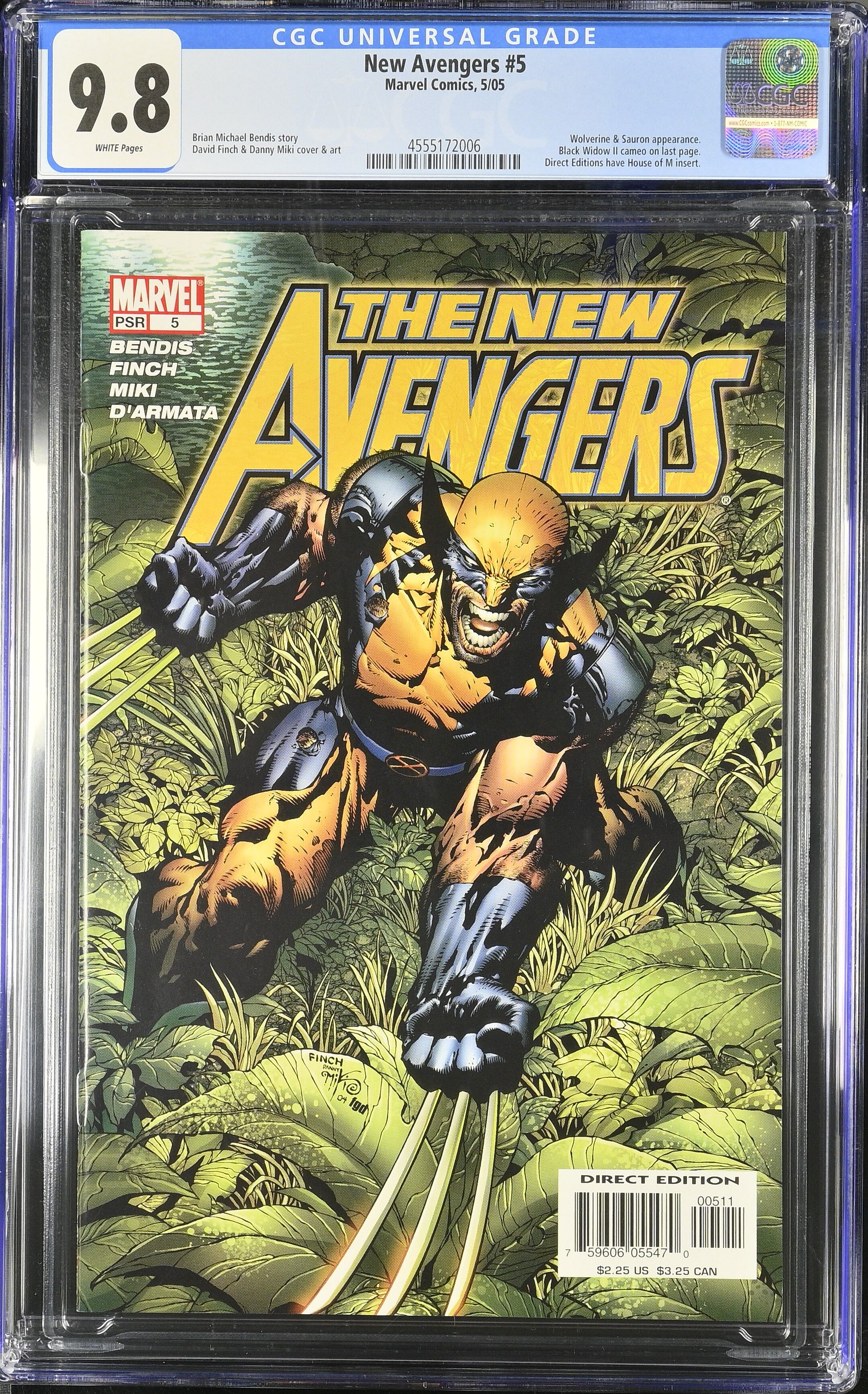 New Avengers #5 CGC 9.8
