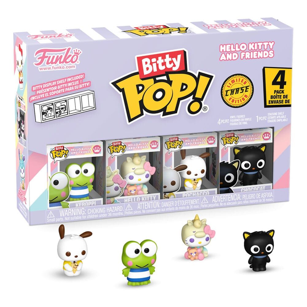 Hello Kitty and Friends Bitty POP! Vinyl Figur 4er-Pack Series 2 - 2cm Hello Kitty and Friends Bitty POP! Vinyl Figur 4er-Pack Series 2 - 2cm