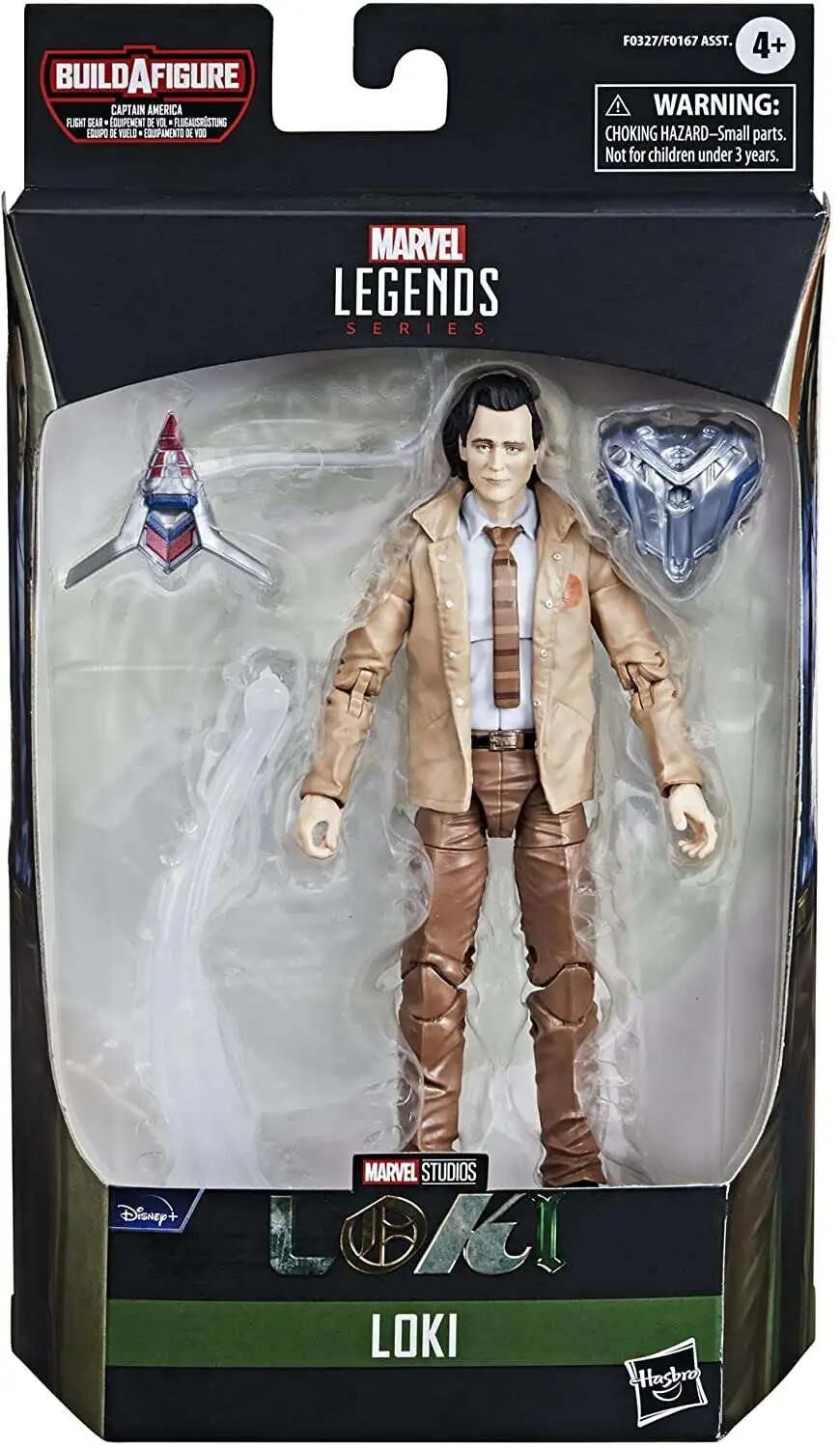 Marvel Legends Captain America Flight Gear Series Loki Action Figure [Disney Plus]