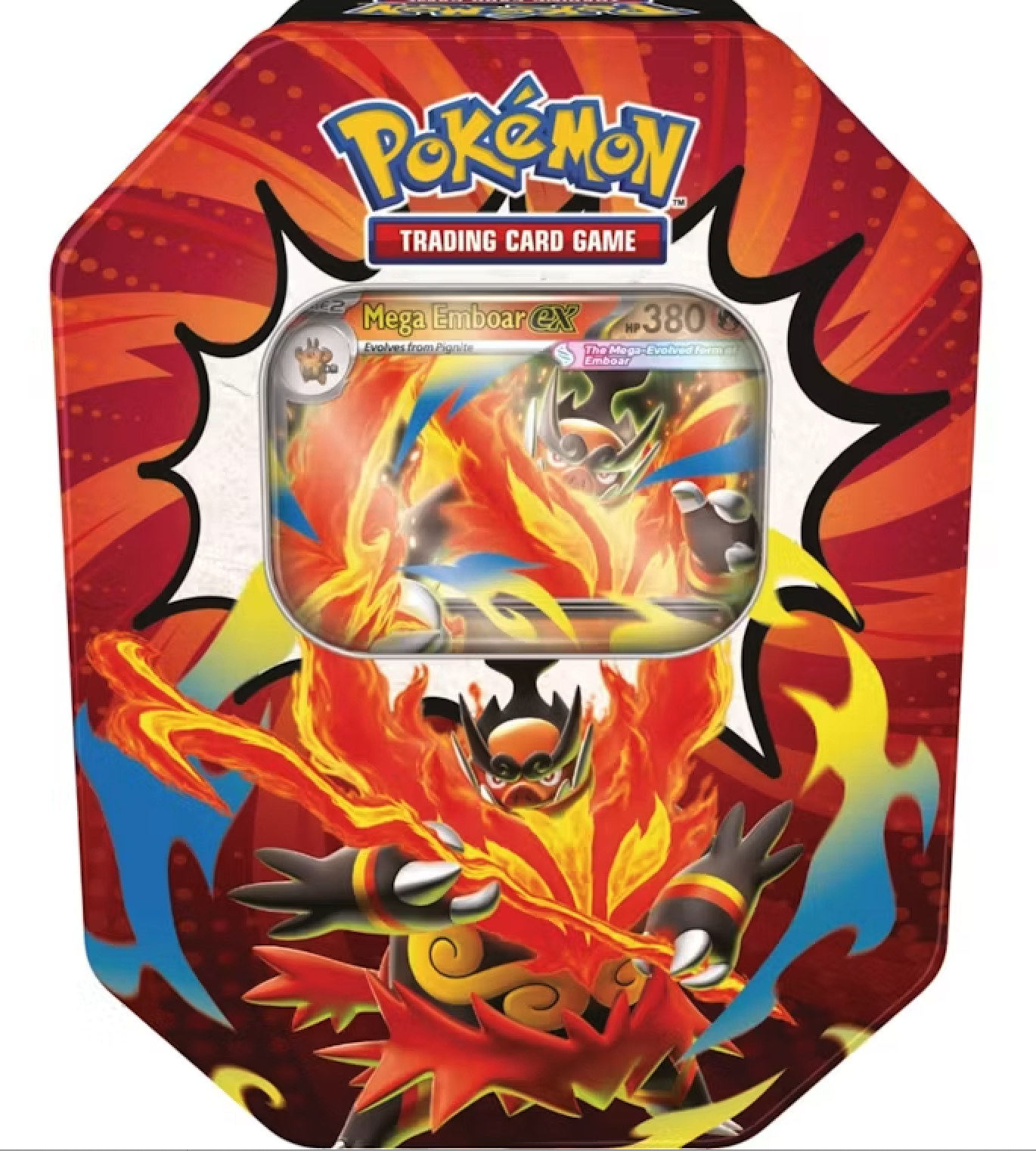 Pokémon TCG: Mega Evolution - Ascended Heroes Tin Box - Mega Emboar ex - EN