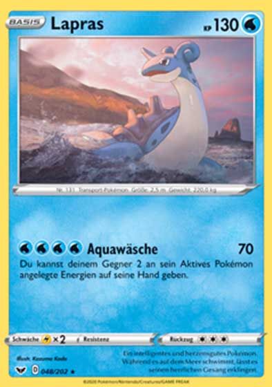 Lapras 048/202 - Pokémon TCG