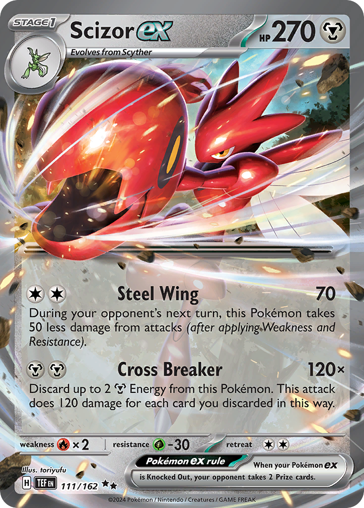 Scizor ex - 111/162 - EN