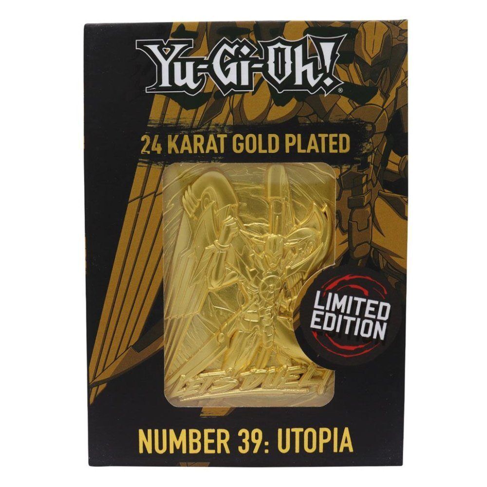 Yu-Gi-Oh! Number 39: Utopia 24K Gold Plated Collectible Yu-Gi-Oh! Number 39: Utopia 24K Gold Plated Collectible