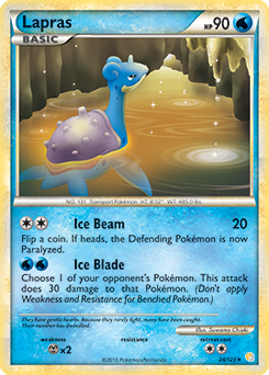 Lapras - 24/123 - Reverse Holo - Pokémon TCG - Near Mint