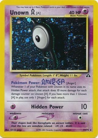 Unown A - 14/75 - Unlimited - EN