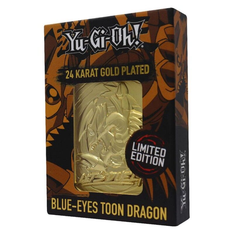 Yu-Gi-Oh! Blue Eyes Toon Dragon 24k Gold Plated Limited Edition Card