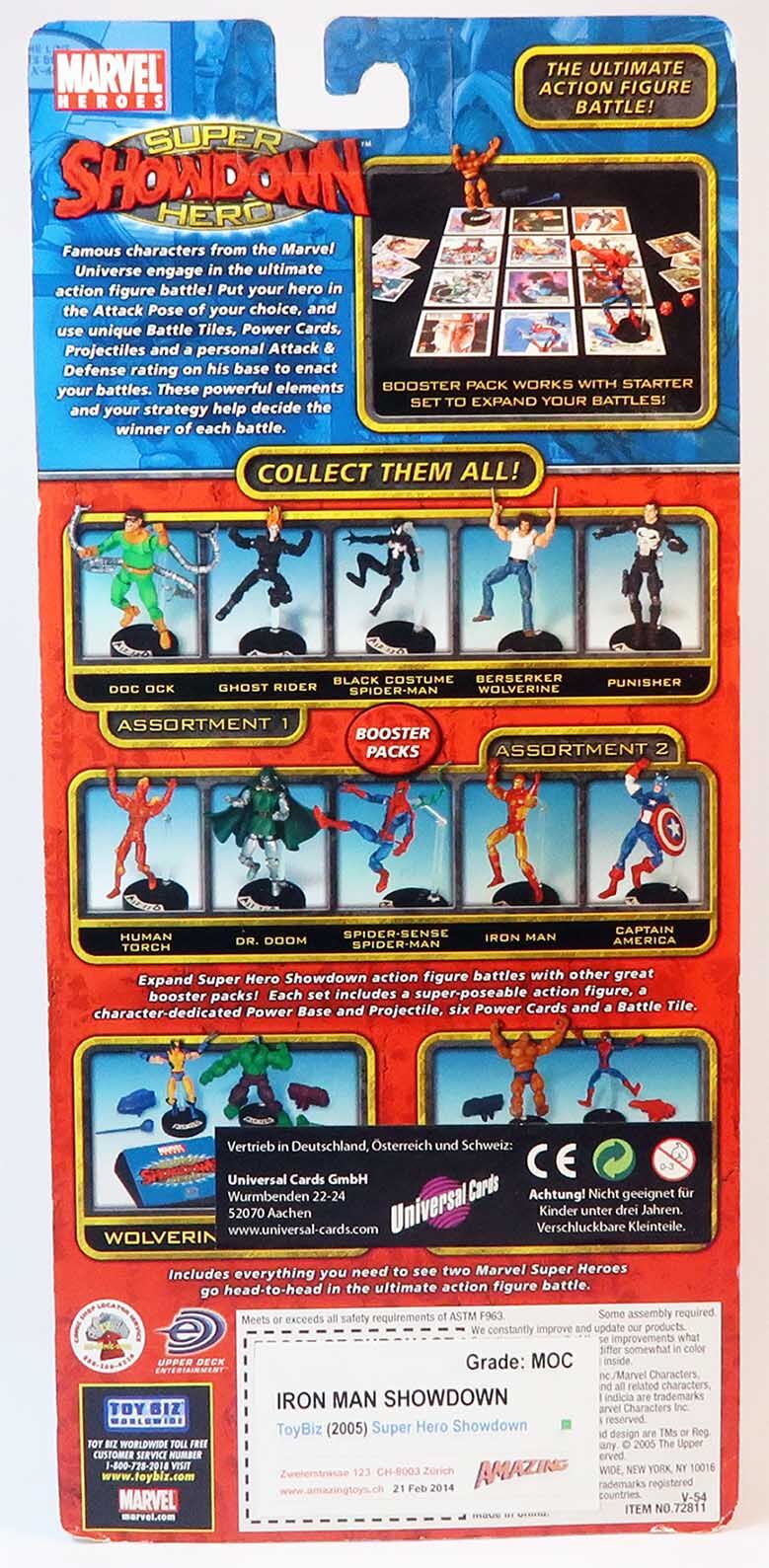 marvel_superhero_showdown_iron_man_back Iron Man Actionfigur Marvel