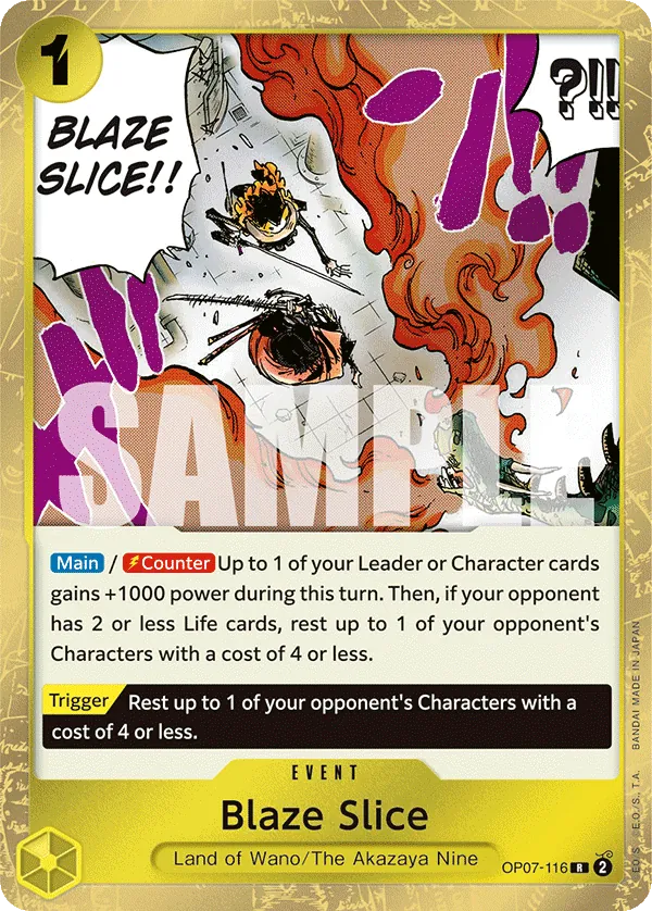 Blaze Slice - OP07-116 Blaze Slice - OP07-116