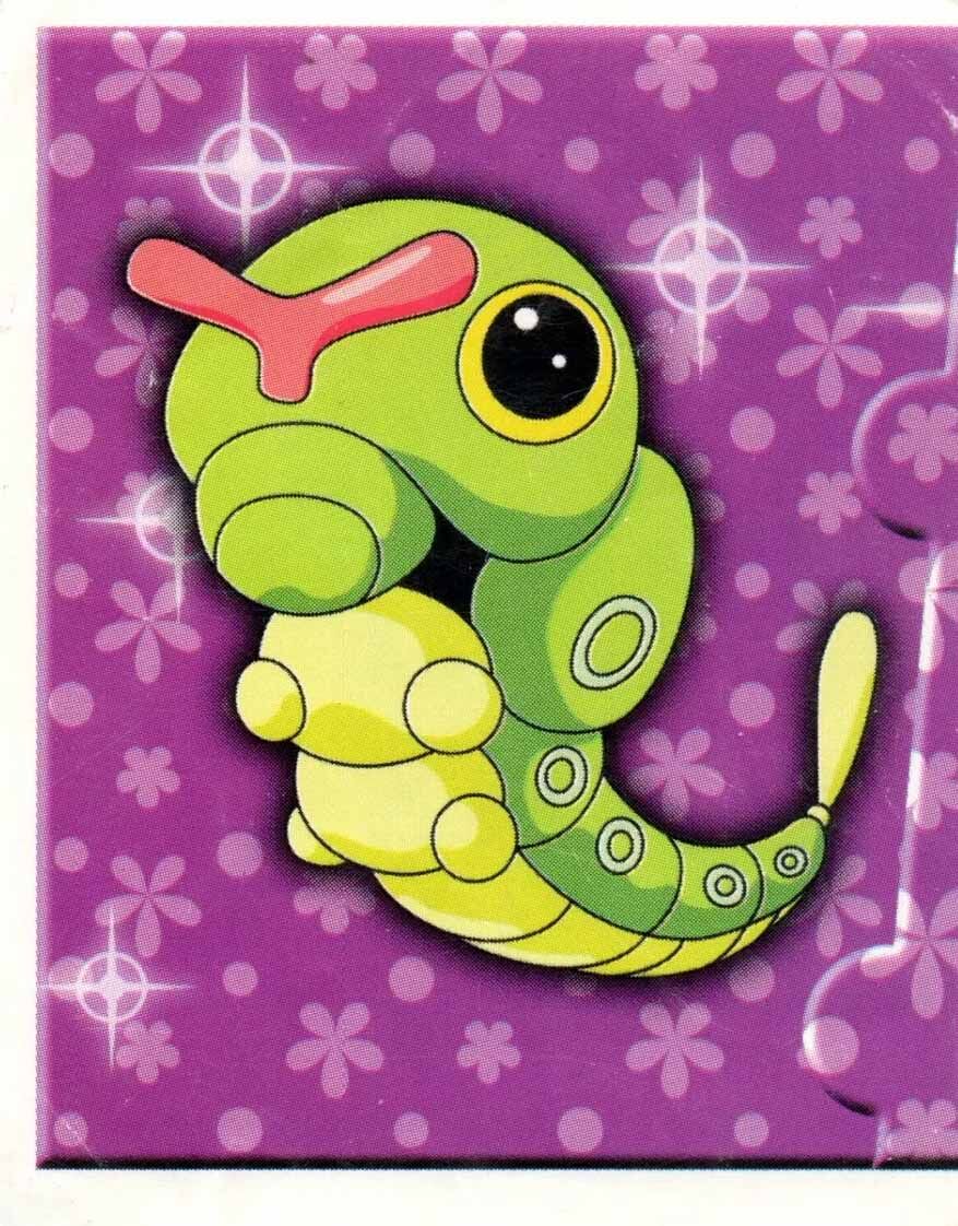 Caterpie - 155 - Merlin Sticker Series 1