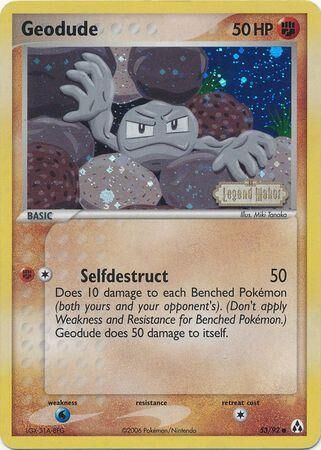 Geodude - 53/92 - Reverse Holo - EN Geodude - 53/92 - Reverse Holo - EN