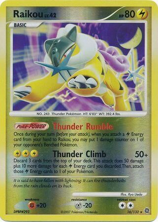 Raikou - 16/132 - Reverse Holo - EN