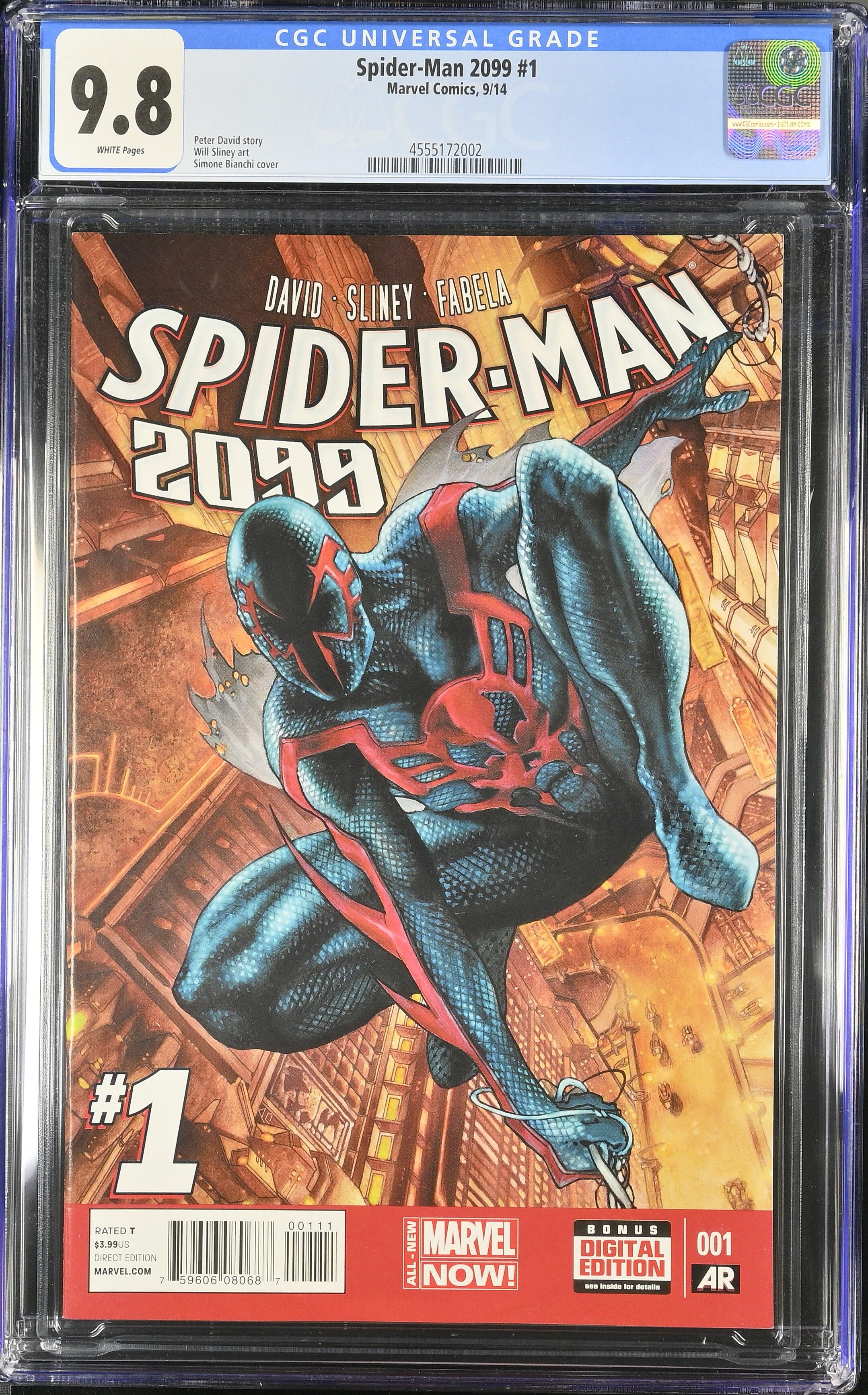 Spider-Man 2099 #1 CGC 9.8 Top Pop!