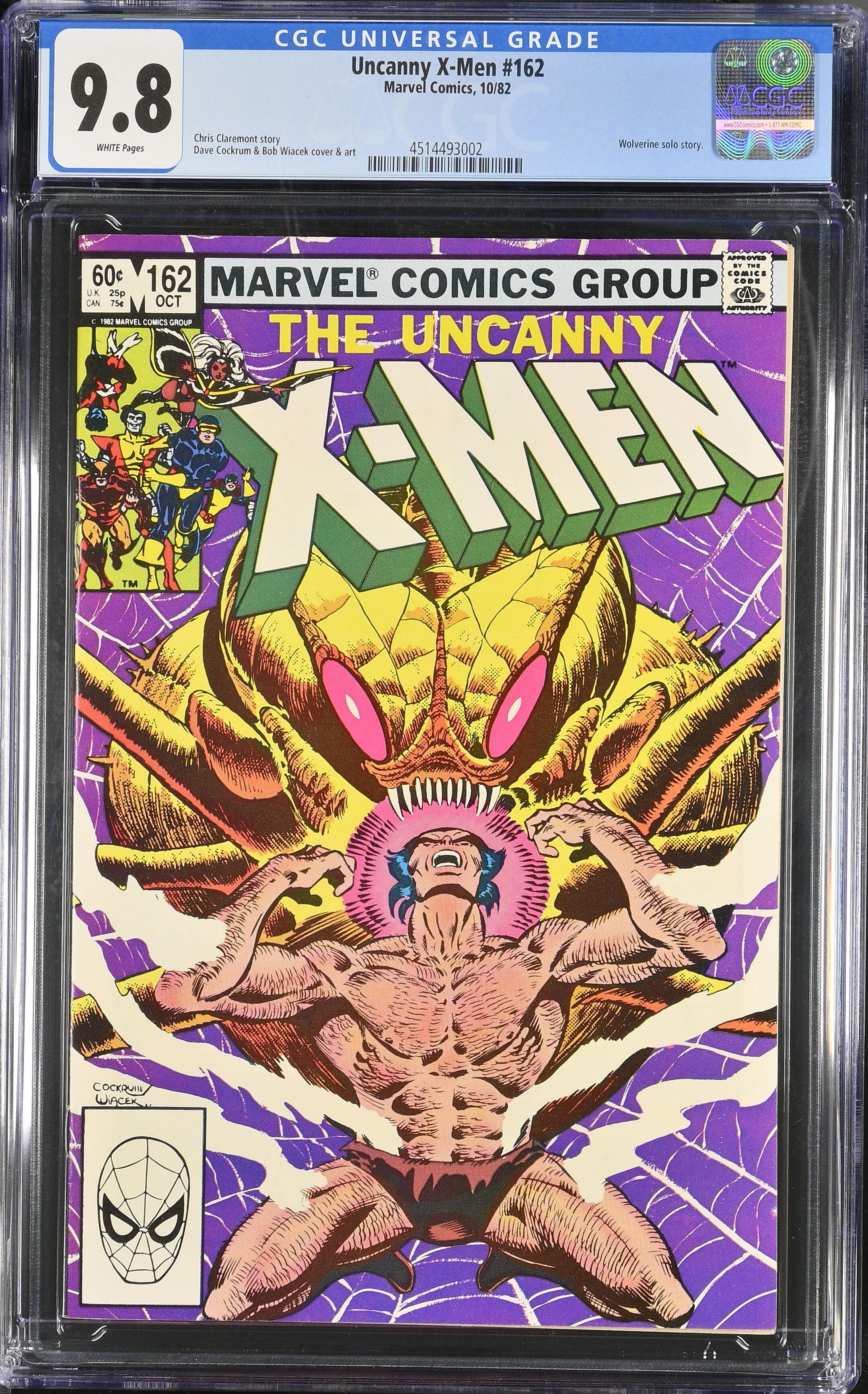 Uncanny X-Men #162 CGC 9.8 Top Pop! Uncanny X-Men #162 CGC 9.8 Top Pop!