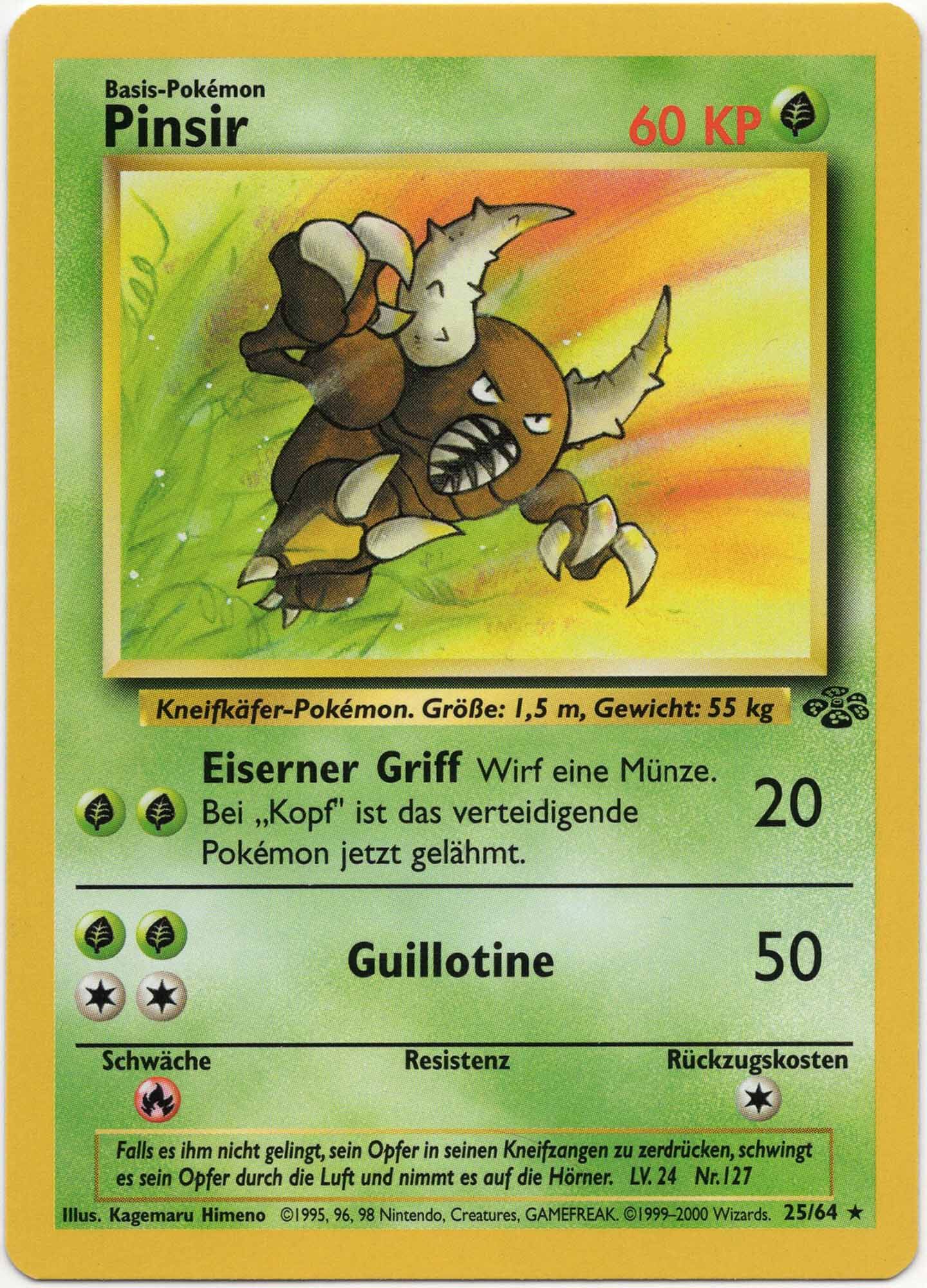 Pinsir - 25/64 - Pokémon TCG
