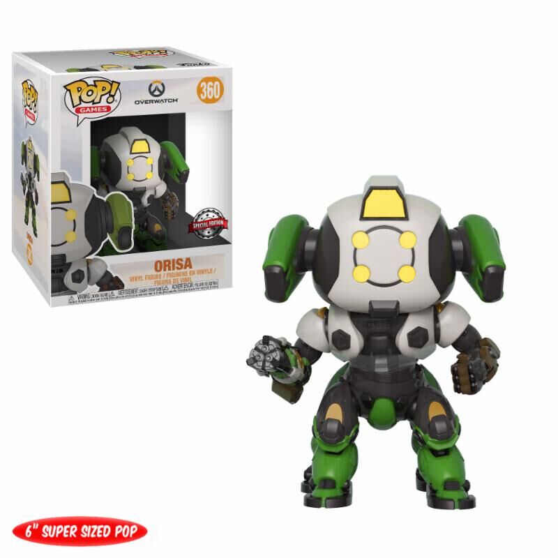 Overwatch Super Sized POP! Games Vinyl Figur Orisa OR-15 Skin GameStop Exclusive 15 cm