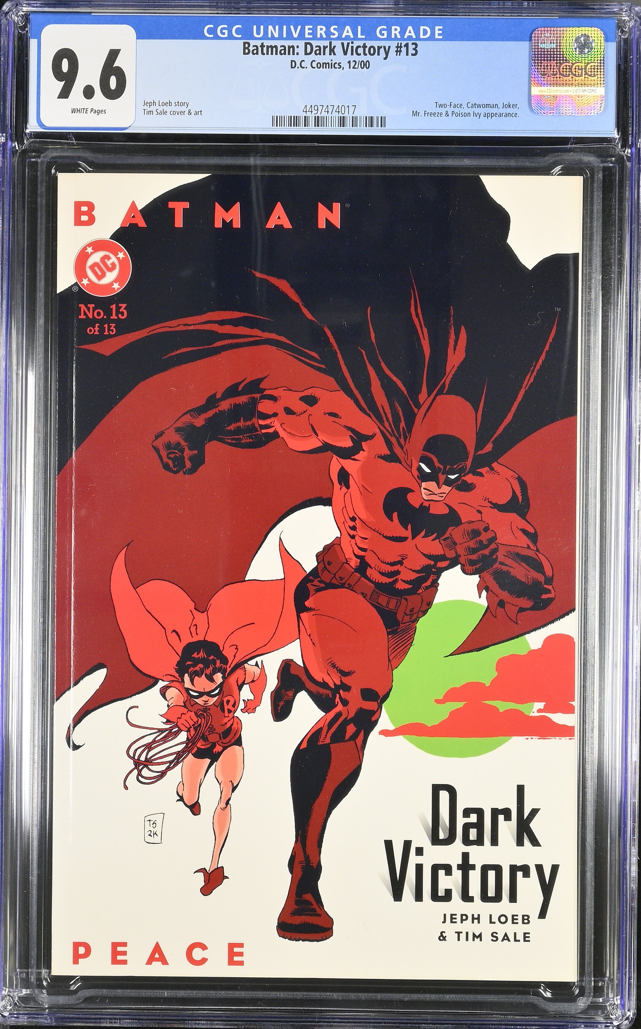 Batman: Dark Victory #13 CGC 9.6