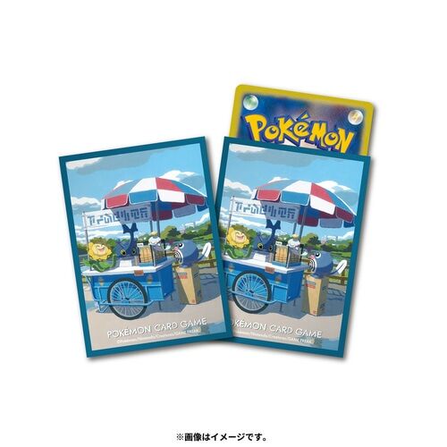 Pokemon Center Original Deck Sleeves Poliwag & Sunflora & Heracross & Chimecho Pokemon Center Original Deck Sleeves Poliwag & Sunflora & Heracross & Chimecho