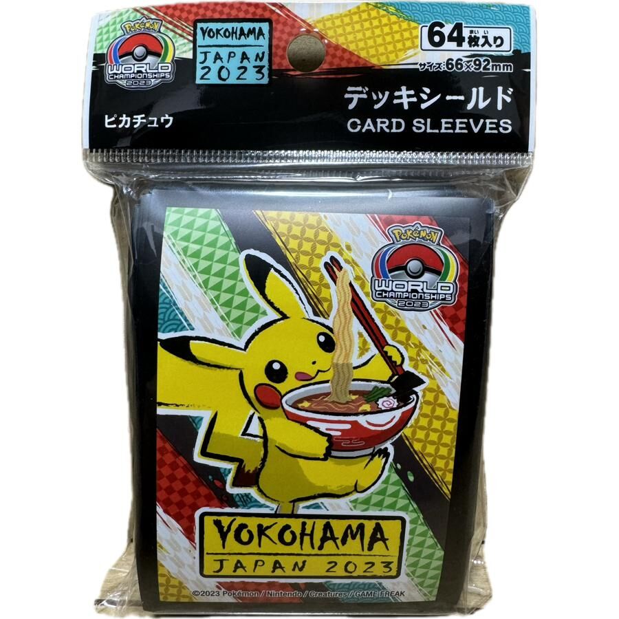 Pokemon Center Deck Sleeves World Championships 2023 Yokohama Pikachu Pokemon Center Deck Sleeves World Championships 2023 Yokohama Pikachu